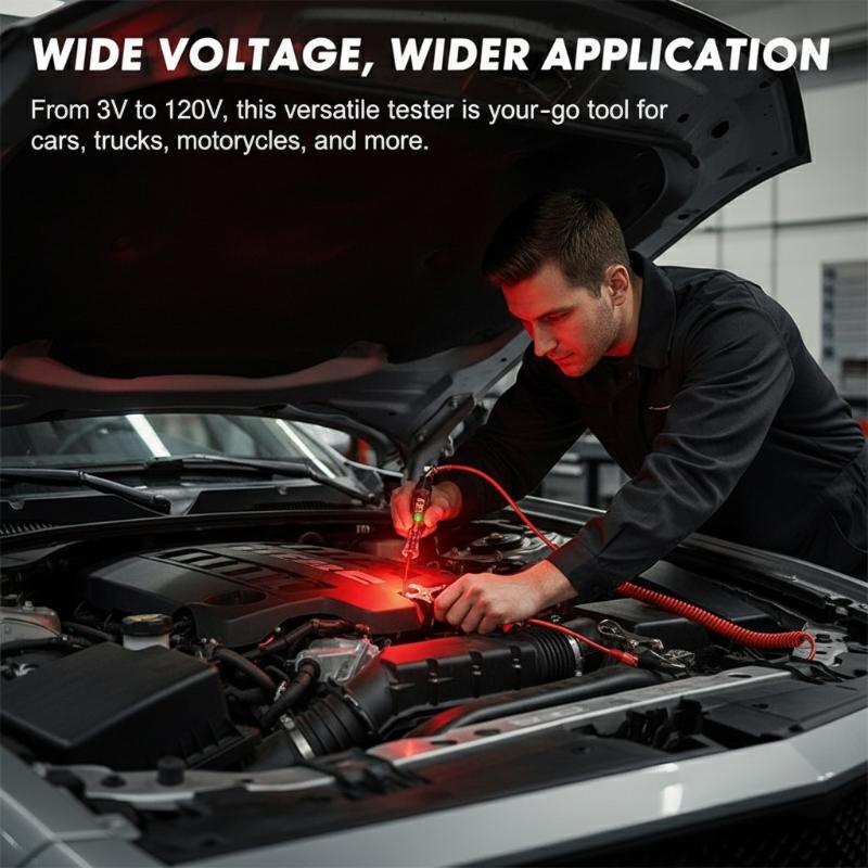 Workshop Tools Display - Probador de Voltaje 3V 120V con