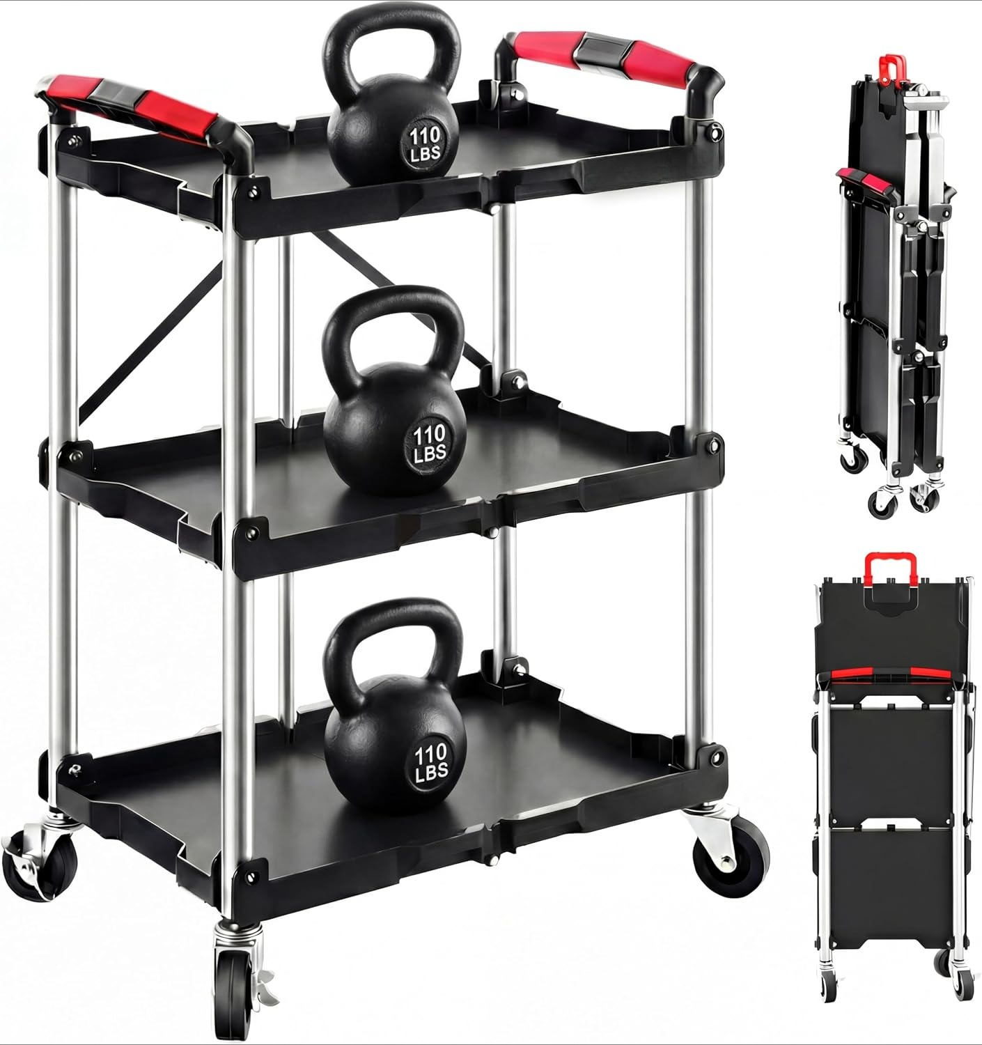 Workshop Tools And Equipment - Carrito de Servicio Plegable de 3