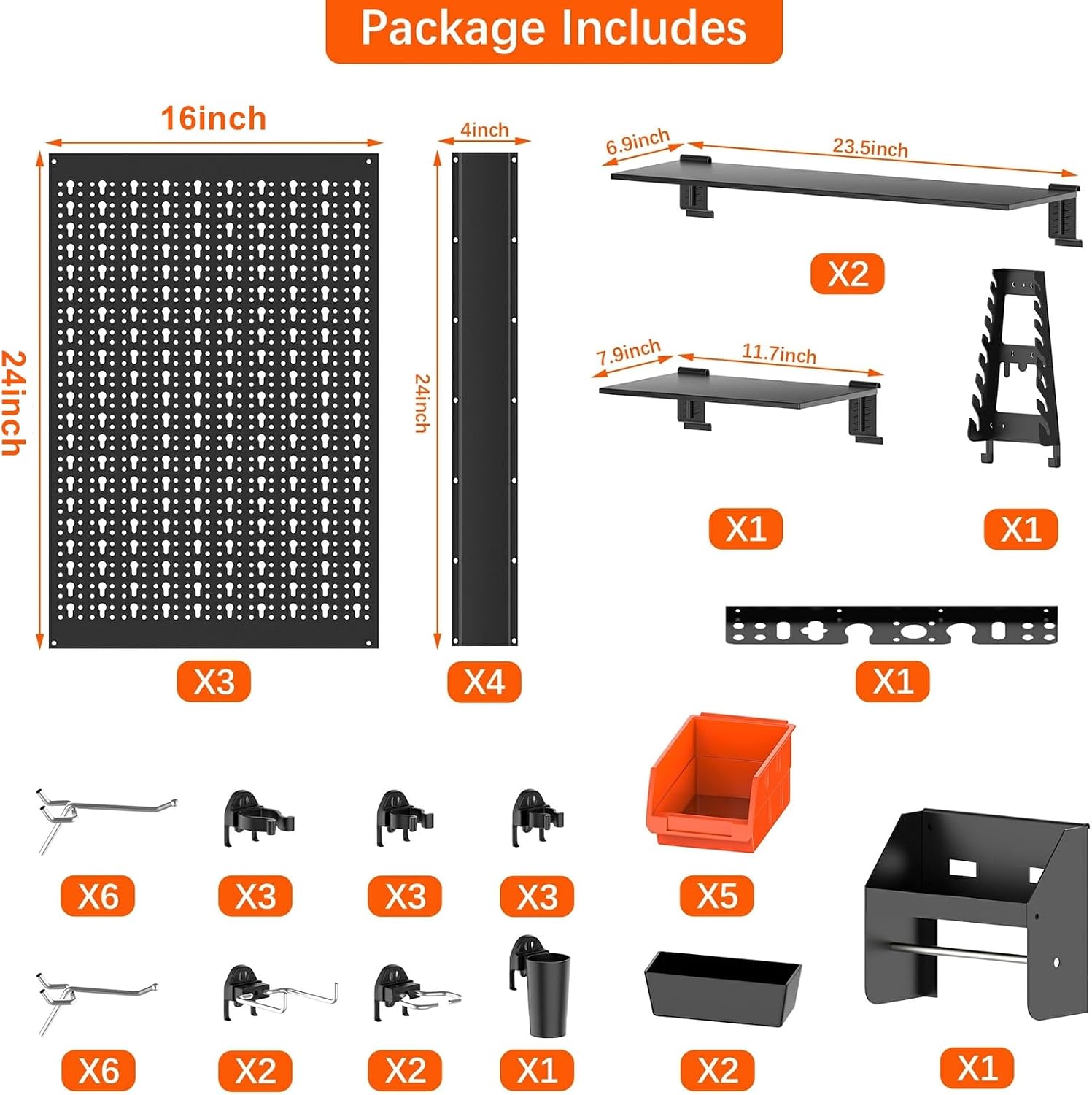 Kit de Panel Organizador de Pa - Workshop Tools Display reseña y precio