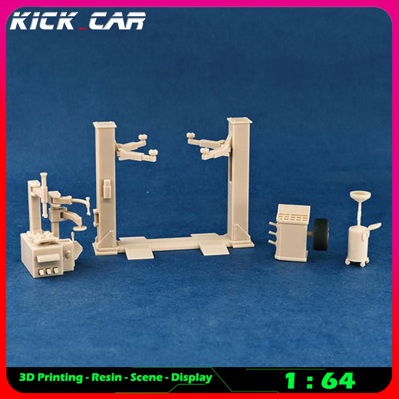 Kickcar 1/64 taller maquinaria - Workshop Tools Toy reseña y precio