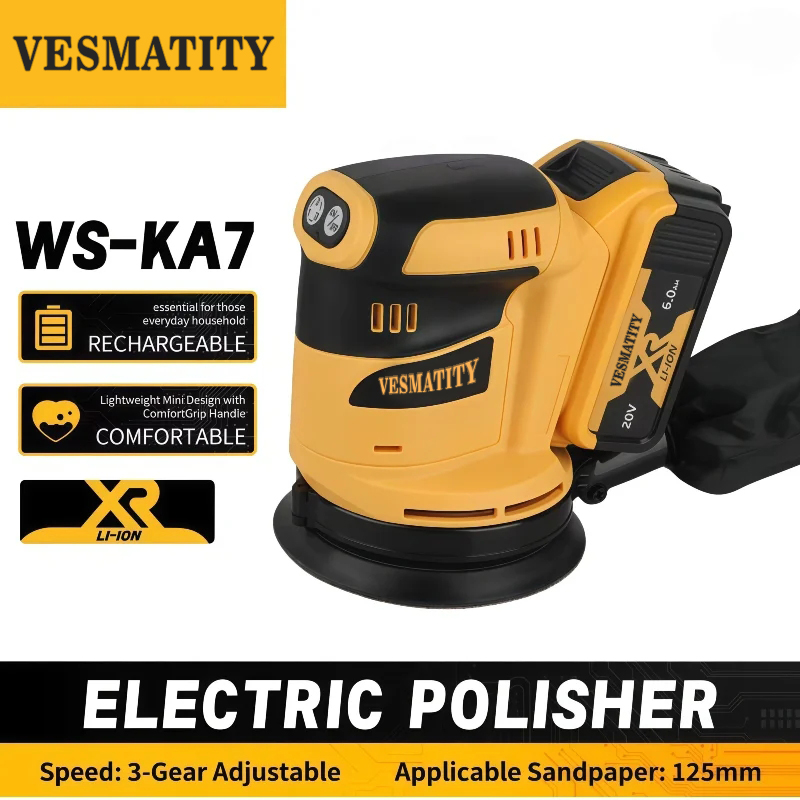 Lijadora Orbital VESMATITY par - Workshop Tools Wood reseña y precio