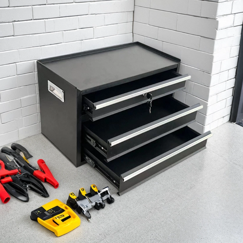 Caja de almacenamiento metálic - Workshop Tools Wood reseña y precio