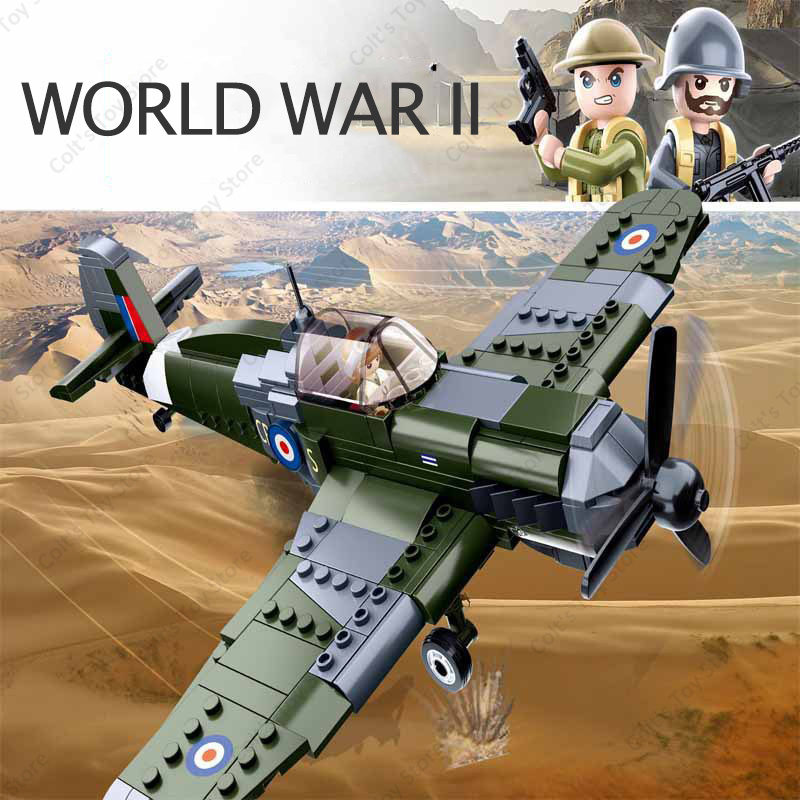 Sluban militar WW2 aviones Uni - Hand Plane Block reseña y precio