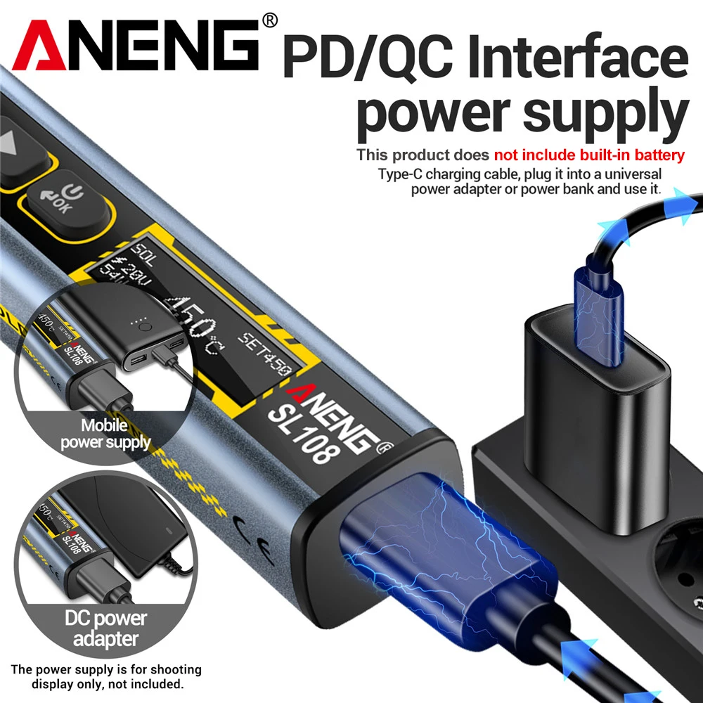 Kit de soldador ANENG SL108 de - Tools Qc reseña y precio