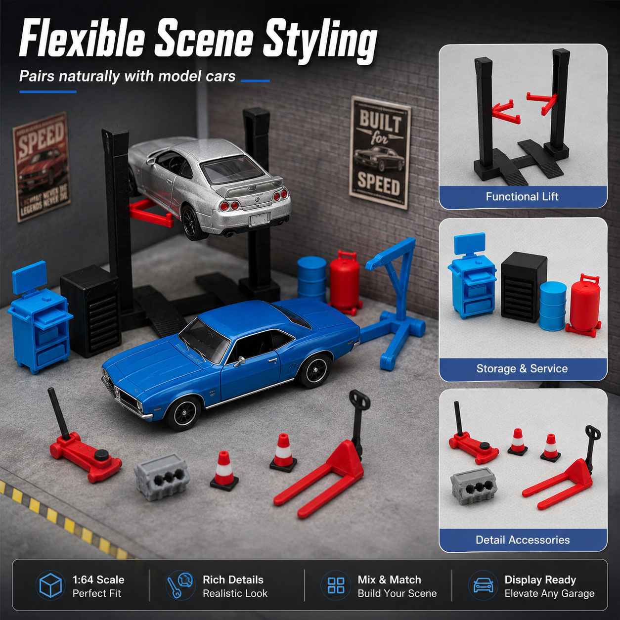 Set de Accesorios en Miniatura - Workshop Tools Toy reseña y precio