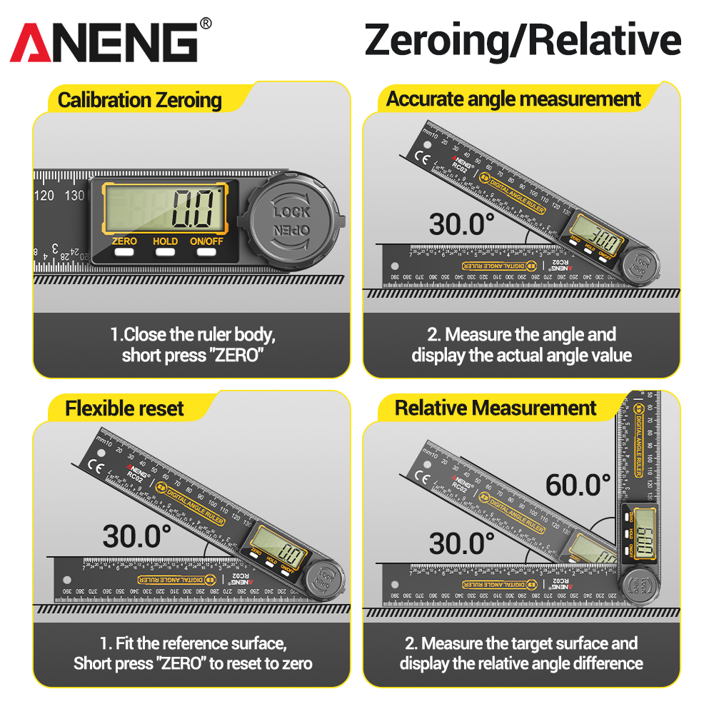 ANENG RC02 - Regla Digital de  - Workshop Measuring Tools reseña y precio