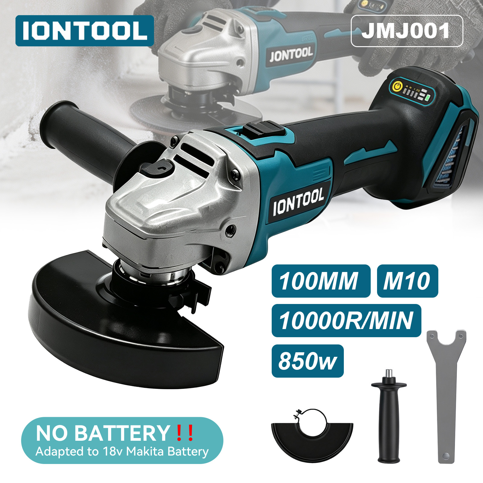 Amoladora Angular Inalámbrica  - Tools For Fabrication Workshop reseña y precio