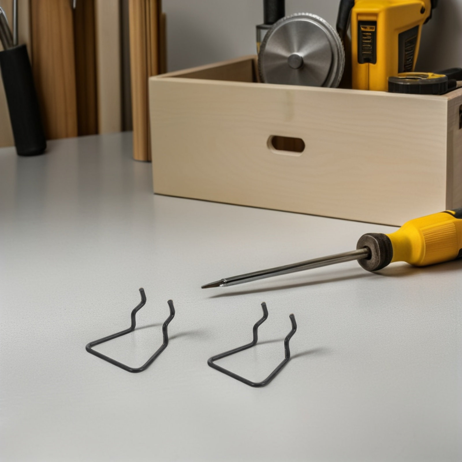 25 ganchos negros duraderos pa - Workshop Tools Display reseña y precio