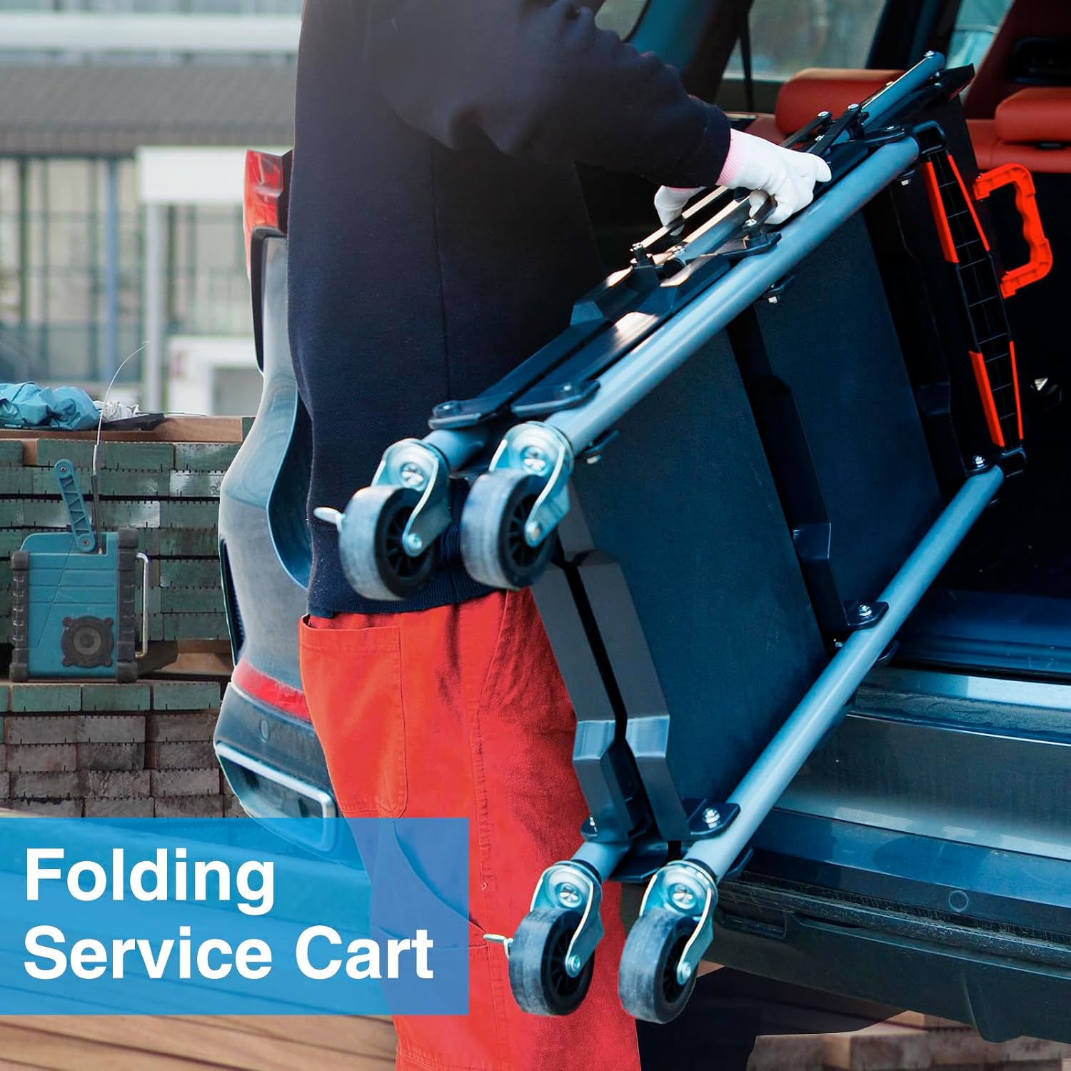 Carrito de Servicio Plegable d - Workshop Tools And Equipment reseña y precio
